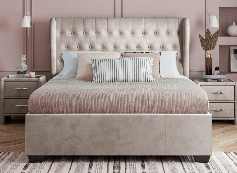 Neutral bed frame ideas